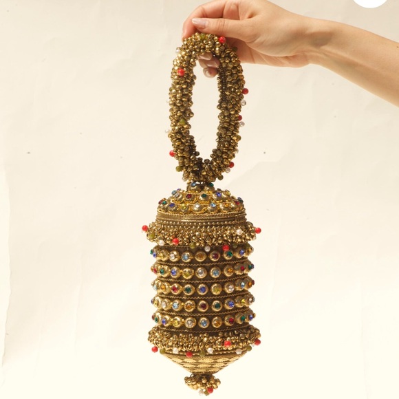 Ramla Handbags - Ramla Bling Bling Handmade Beaded Crystal Bag Brand New!